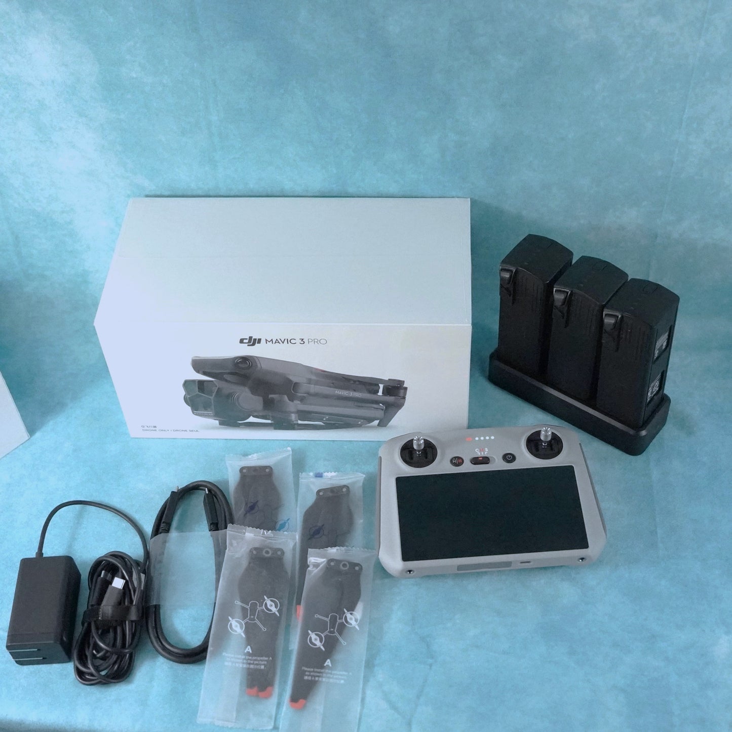 DJI Mavic 3 Pro Fly More Combo Camera Drone (with RC Remote)