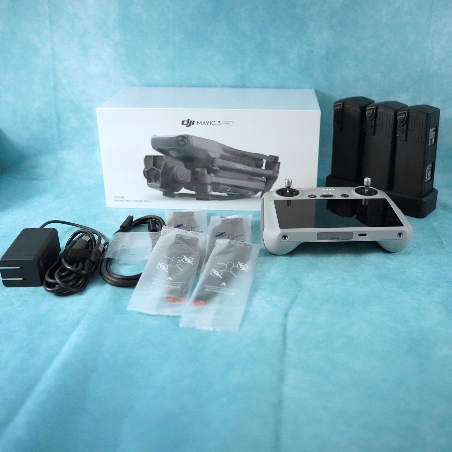 DJI Mavic 3 Pro Fly More Combo Camera Drone (with RC Remote)